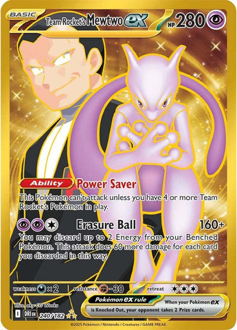Team Rocket's Mewtwo ex (240/182) [Scarlet & Violet: Destined Rivals] - The Mythic Store | 24h Order Processing