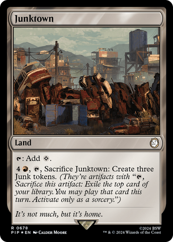 Junktown (Surge Foil) [Fallout] - The Mythic Store | 24h Order Processing