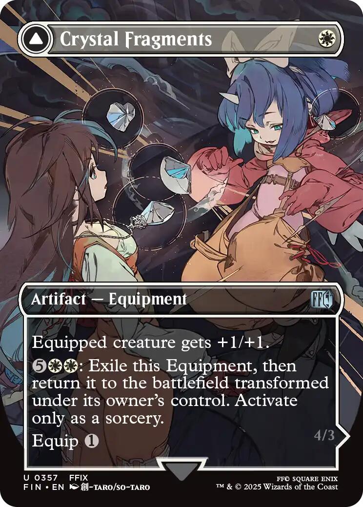 Crystal Fragments // Summon: Alexander (Borderless) [FINAL FANTASY] - The Mythic Store | 24h Order Processing