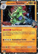Team Rocket's Tyranitar (096/182) (Destined Rivals Stamp) [Scarlet & Violet: Destined Rivals] - The Mythic Store | 24h Order Processing