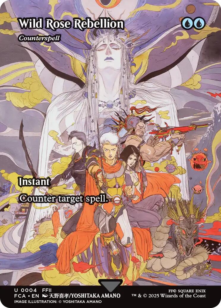 Wild Rose Rebellion - Counterspell (Showcase) [FINAL FANTASY : Through the Ages] - The Mythic Store | 24h Order Processing