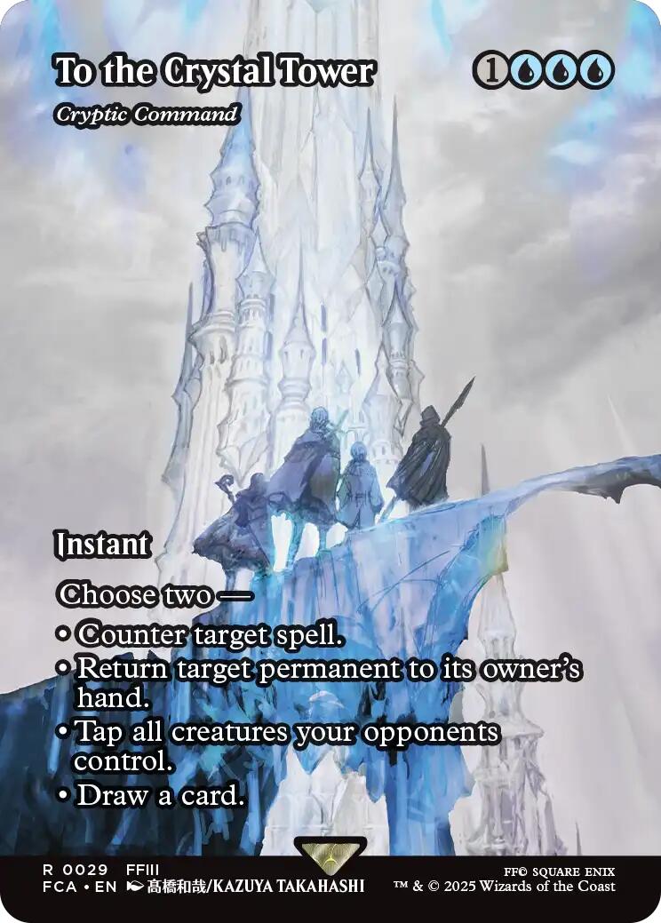 To the Crystal Tower - Cryptic Command (Showcase) [FINAL FANTASY : Through the Ages] - The Mythic Store | 24h Order Processing