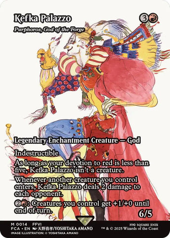 Kefka Palazzo - Purphoros, God of the Forge (Showcase) [FINAL FANTASY : Through the Ages] - The Mythic Store | 24h Order Processing