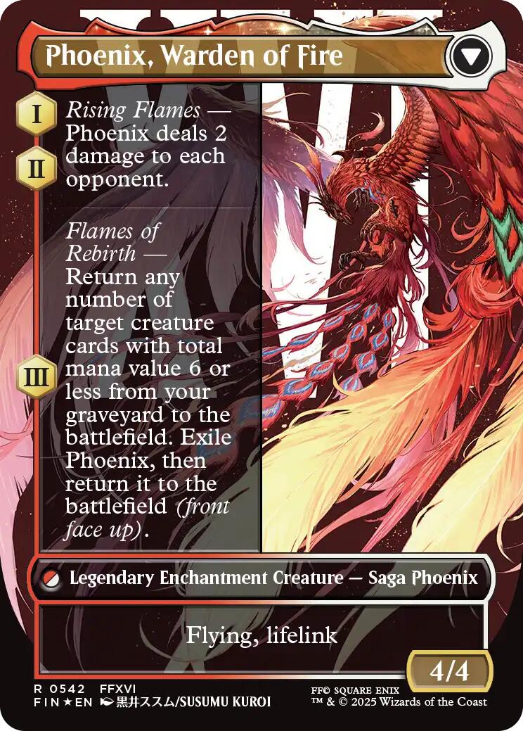 Joshua, Phoenix's Dominant (Borderless) (Surge Foil) [FINAL FANTASY] - The Mythic Store | 24h Order Processing