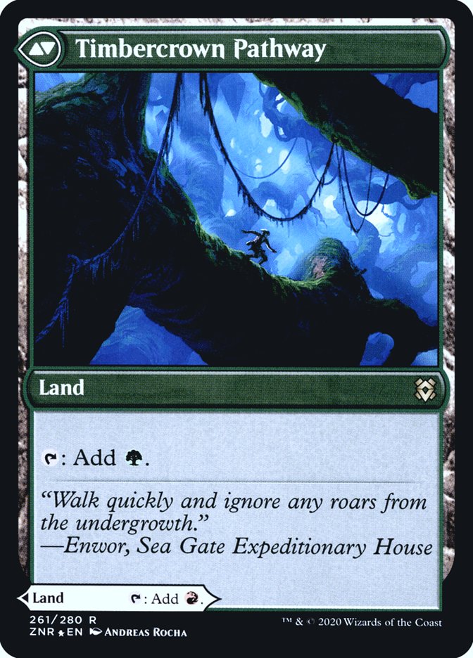 Cragcrown Pathway // Timbercrown Pathway [Zendikar Rising Prerelease Promos] - The Mythic Store | 24h Order Processing