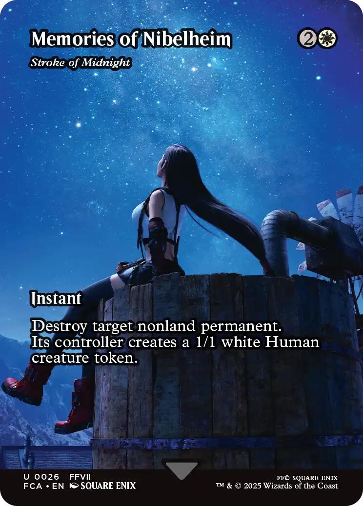 Memories of Nibelheim - Stroke of Midnight (Showcase) [FINAL FANTASY : Through the Ages] - The Mythic Store | 24h Order Processing