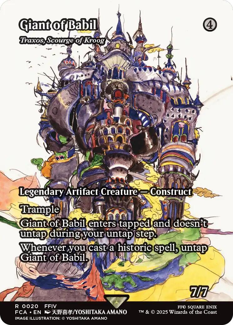 Giant of Babil - Traxos, Scourge of Kroog (Showcase) [FINAL FANTASY : Through the Ages] - The Mythic Store | 24h Order Processing