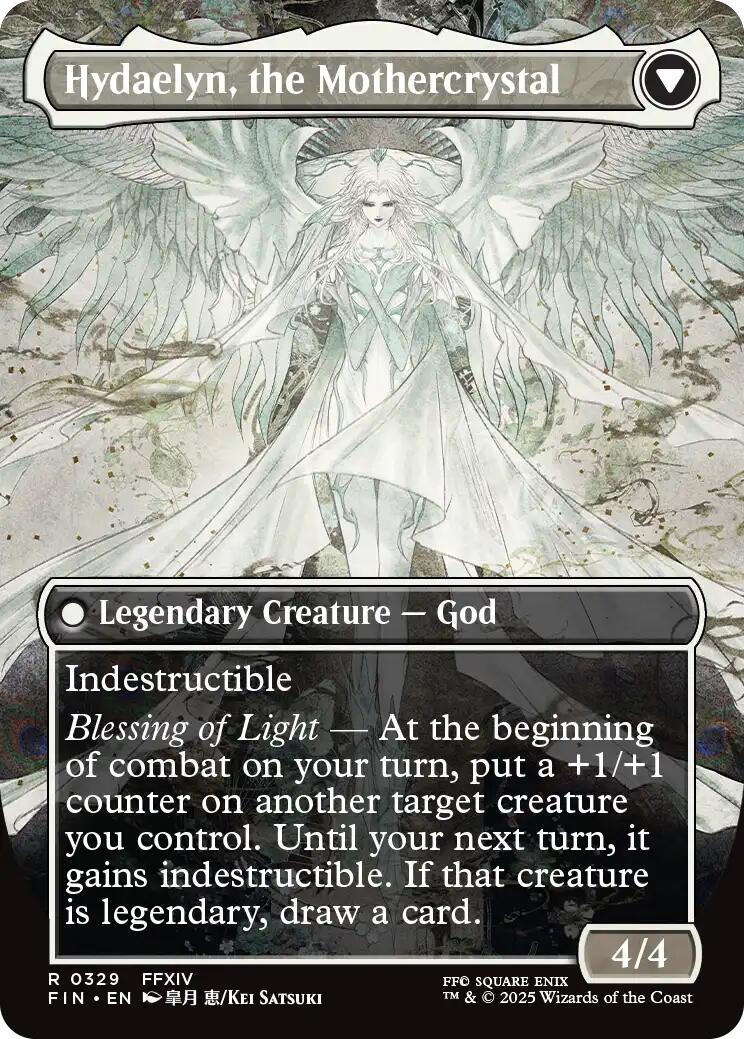 Venat, Heart of Hydaelyn // Hydaelyn, the Mothercrystal (Borderless) [FINAL FANTASY] - The Mythic Store | 24h Order Processing