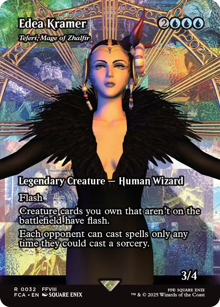 Edea Kramer - Teferi, Mage of Zhalfir (Showcase) [FINAL FANTASY : Through the Ages] - The Mythic Store | 24h Order Processing