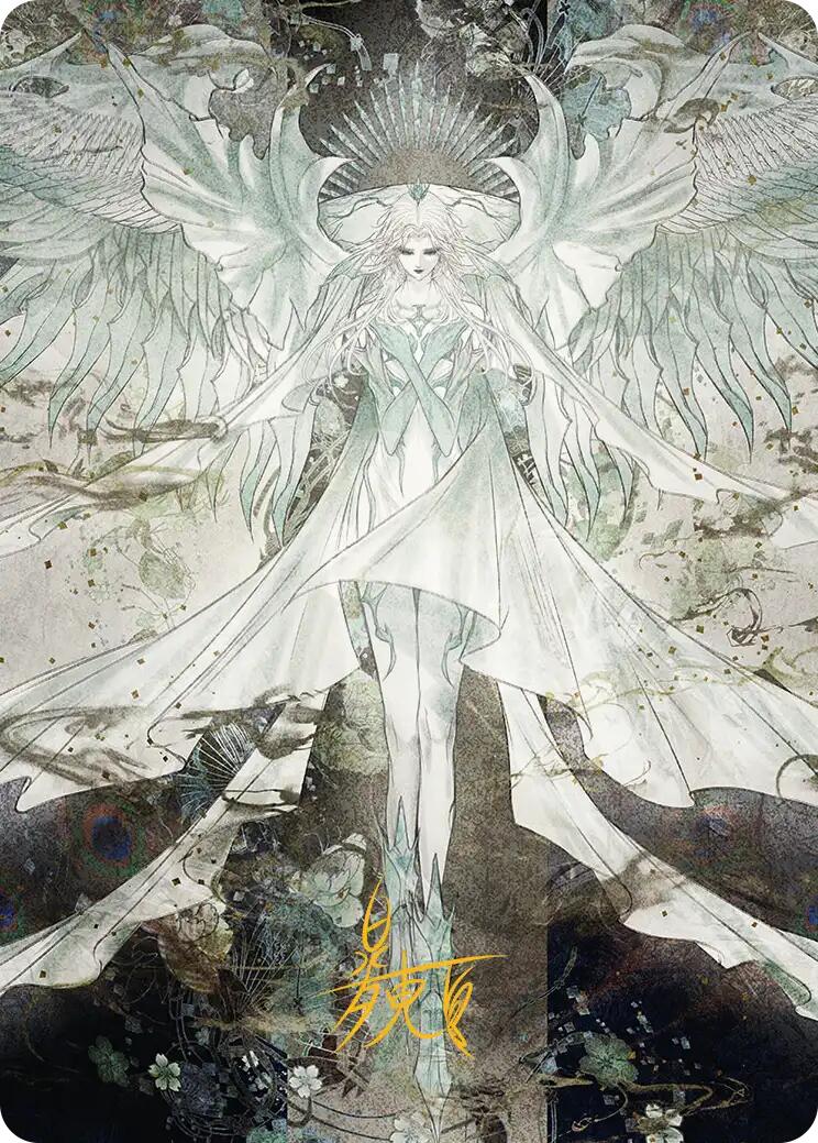 Hydaelyn, the Mothercrystal Art Card (Gold-Stamped Signature) [FINAL FANTASY Art Series] - The Mythic Store | 24h Order Processing