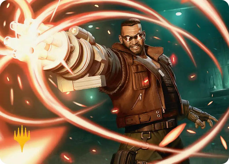 Barret Wallace Art Card (Gold-Stamped Planeswalker Symbol) [FINAL FANTASY Art Series] - The Mythic Store | 24h Order Processing