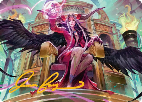 Sorceress's Schemes Art Card (Gold-Stamped Signature) [FINAL FANTASY Art Series] - The Mythic Store | 24h Order Processing