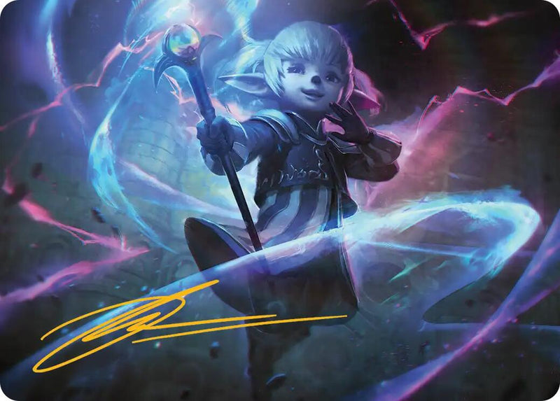 Shantotto, Tactician Magician Art Card (Gold-Stamped Signature) [FINAL FANTASY Art Series] - The Mythic Store | 24h Order Processing