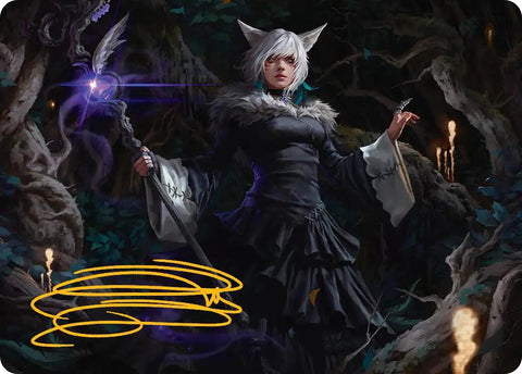 Y'shtola, Night's Blessed Art Card (21) (Gold-Stamped Signature) [FINAL FANTASY Art Series] - The Mythic Store | 24h Order Processing