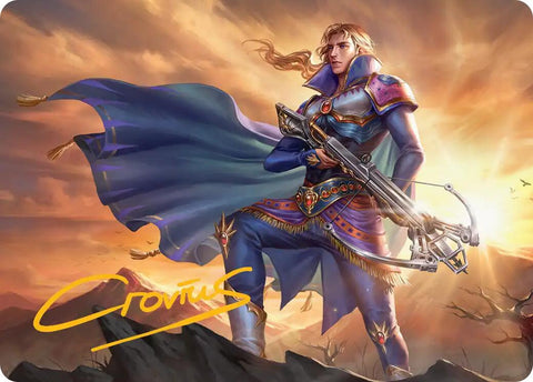 Edgar, Master Machinist Art Card (Gold-Stamped Signature) [FINAL FANTASY Art Series] - The Mythic Store | 24h Order Processing