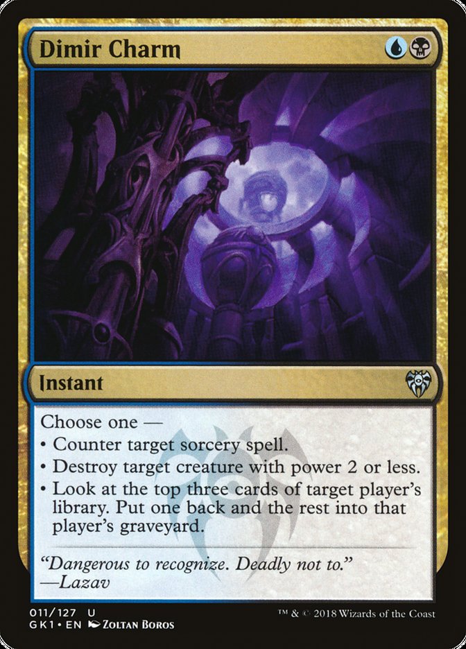 Dimir Charm [Guilds of Ravnica Guild Kit] - The Mythic Store | 24h Order Processing