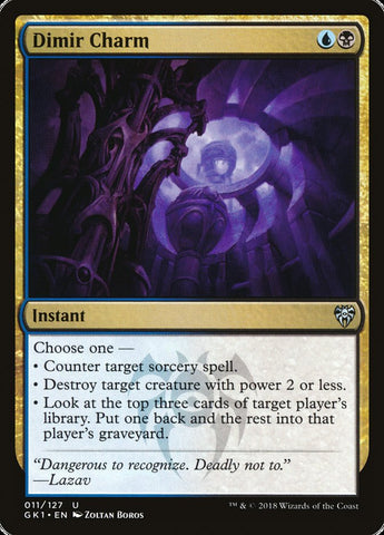 Dimir Charm [Guilds of Ravnica Guild Kit] - The Mythic Store | 24h Order Processing