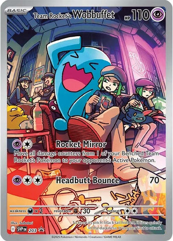 Team Rocket's Wobbuffet (203) [Scarlet & Violet: Black Star Promos] - The Mythic Store | 24h Order Processing