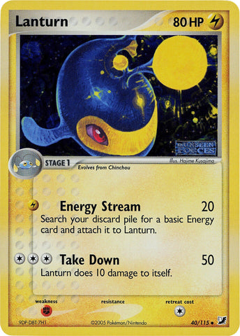 Lanturn (40/115) (Stamped) [EX: Unseen Forces] - The Mythic Store | 24h Order Processing