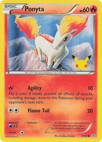 Ponyta (014/083) (UK Exclusive Promo) [Miscellaneous Cards] - The Mythic Store | 24h Order Processing