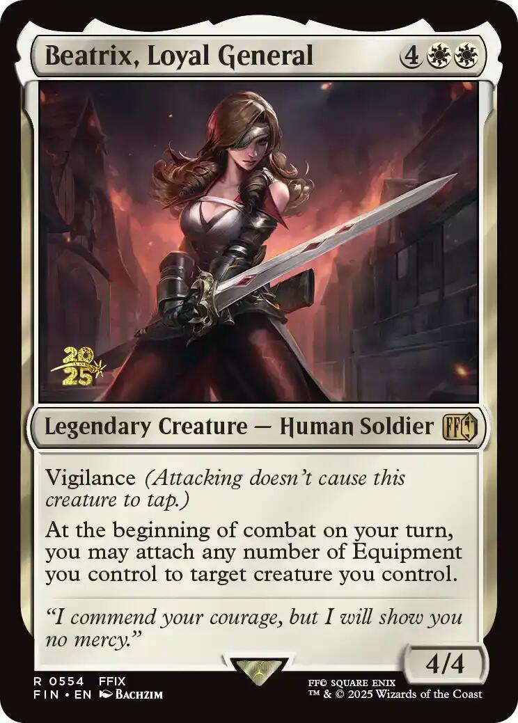 Beatrix, Loyal General [FINAL FANTASY Prerelease Promo] - The Mythic Store | 24h Order Processing