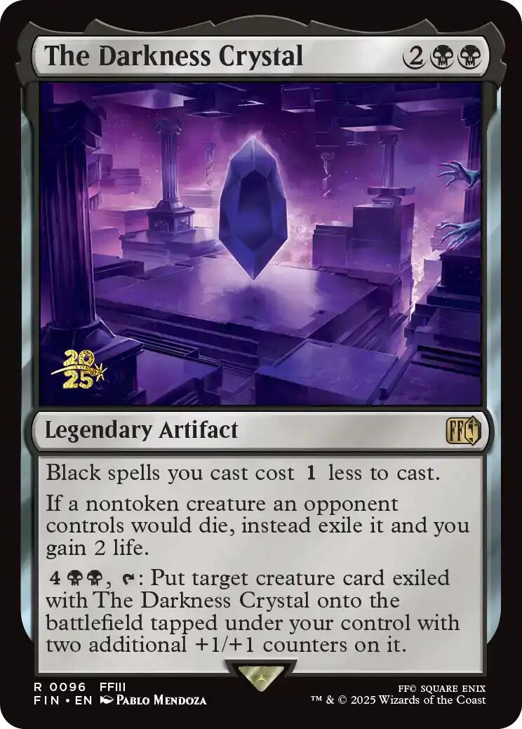 The Darkness Crystal [FINAL FANTASY Prerelease Promo] - The Mythic Store | 24h Order Processing