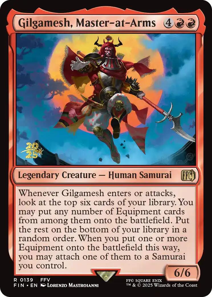 Gilgamesh, Master-at-Arms [FINAL FANTASY Prerelease Promo] - The Mythic Store | 24h Order Processing