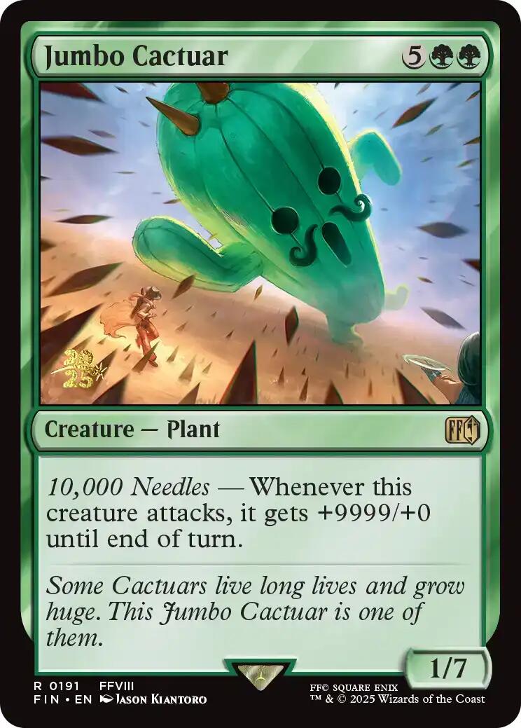 Jumbo Cactuar [FINAL FANTASY Prerelease Promo] - The Mythic Store | 24h Order Processing