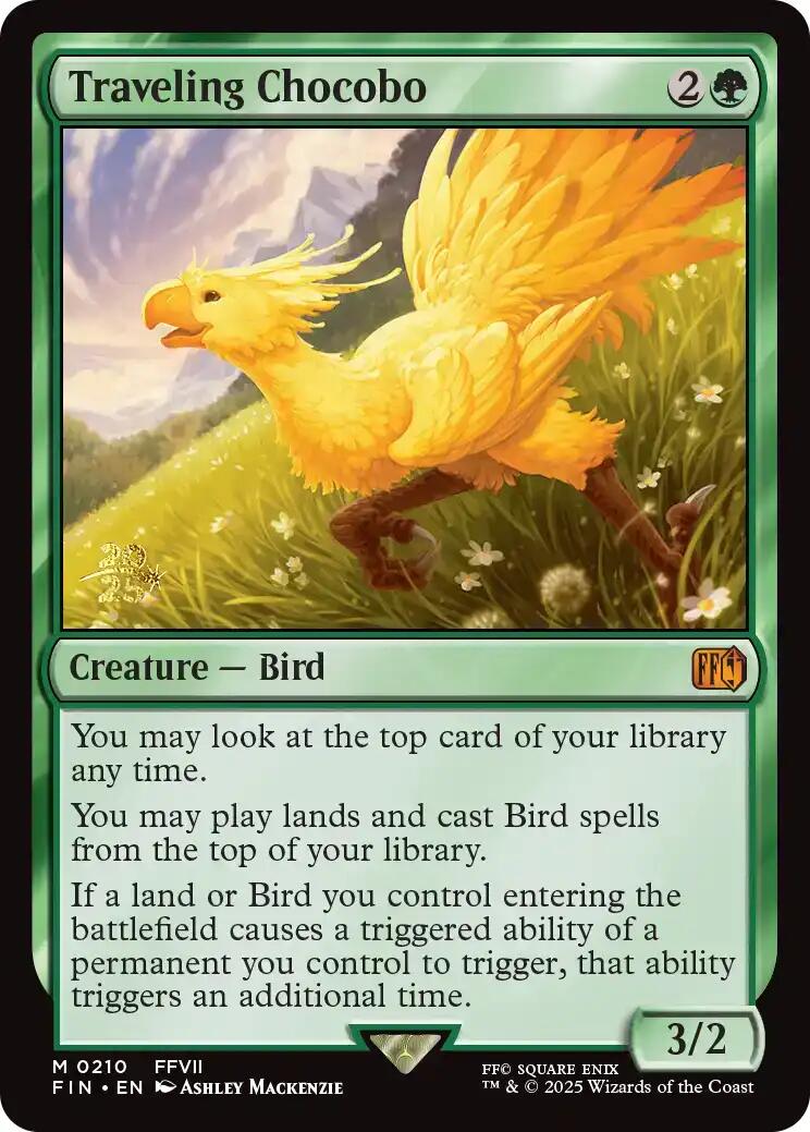 Traveling Chocobo [FINAL FANTASY Prerelease Promo] - The Mythic Store | 24h Order Processing