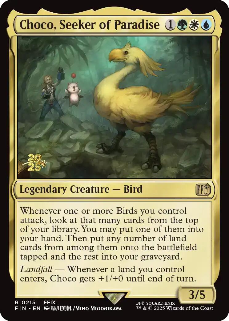 Choco, Seeker of Paradise [FINAL FANTASY Prerelease Promo] - The Mythic Store | 24h Order Processing