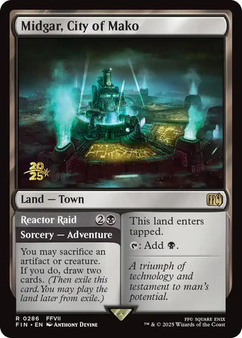 Midgar, City of Mako [FINAL FANTASY Prerelease Promo] - The Mythic Store | 24h Order Processing