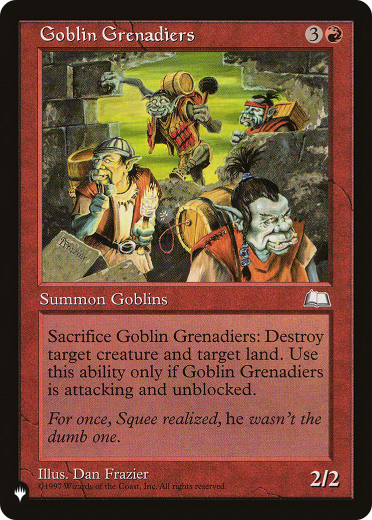 Goblin Grenadiers [The List] - The Mythic Store | 24h Order Processing