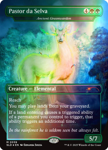 Pastor da Selva - Ancient Greenwarden (Rainbow Foil) [Secret Lair Drop Series] - The Mythic Store | 24h Order Processing