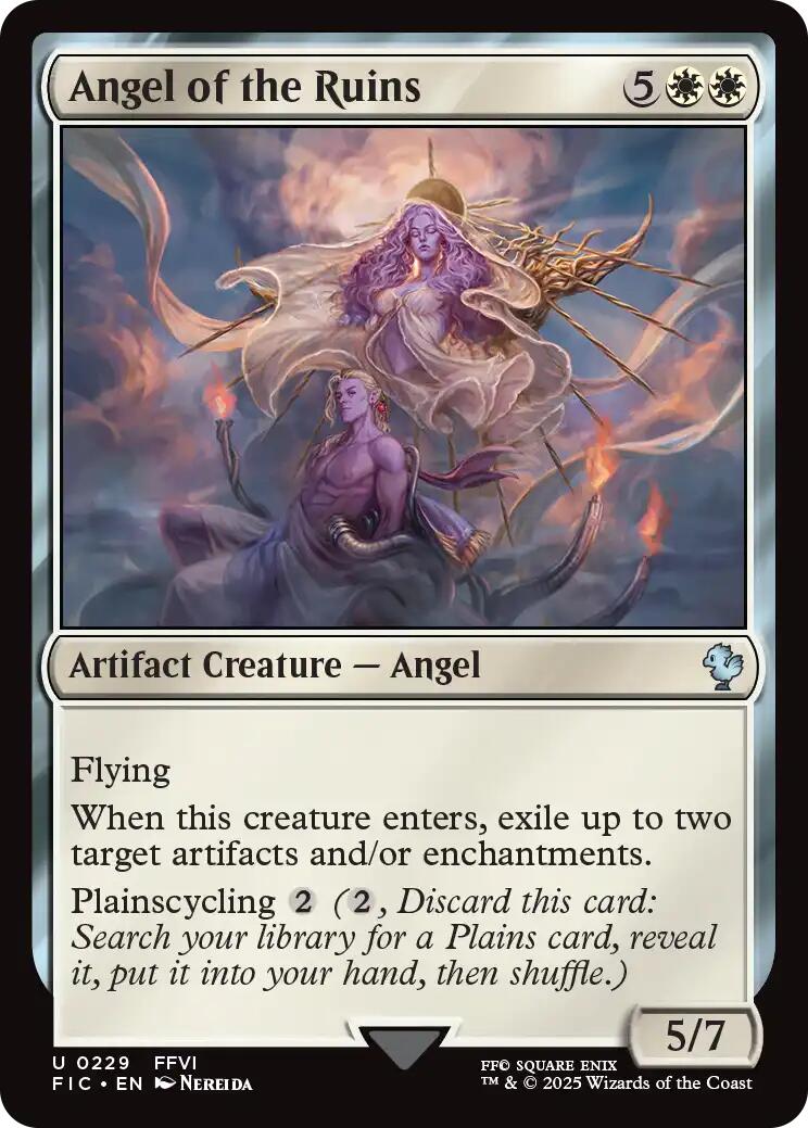 Angel of the Ruins (Surge Foil) [FINAL FANTASY Commander] - The Mythic Store | 24h Order Processing