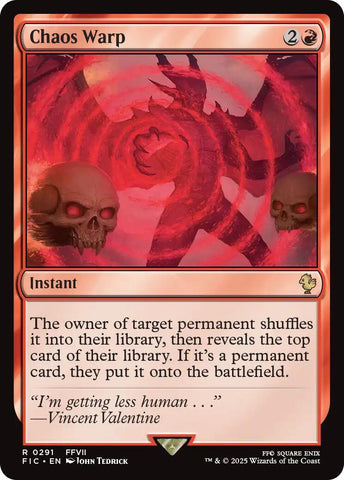 Chaos Warp (Surge Foil) [FINAL FANTASY Commander] - The Mythic Store | 24h Order Processing