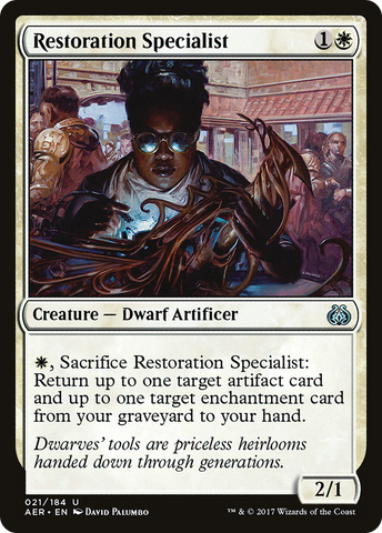 Restoration Specialist [Aether Revolt] - The Mythic Store | 24h Order Processing