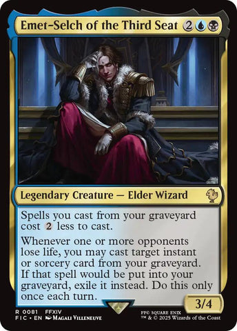 Emet-Selch of the Third Seat (Surge Foil) [FINAL FANTASY Commander] - The Mythic Store | 24h Order Processing