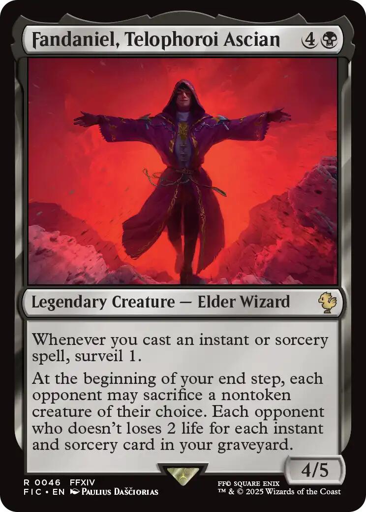 Fandaniel, Telophoroi Ascian (Surge Foil) [FINAL FANTASY Commander] - The Mythic Store | 24h Order Processing