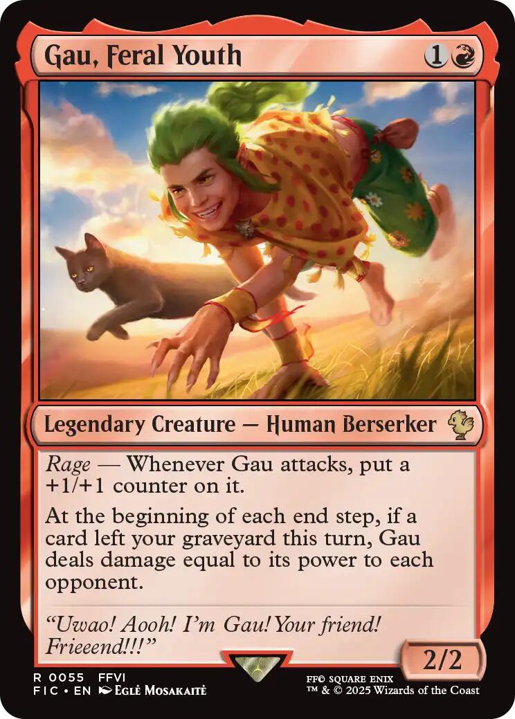 Gau, Feral Youth (Surge Foil) [FINAL FANTASY Commander] - The Mythic Store | 24h Order Processing