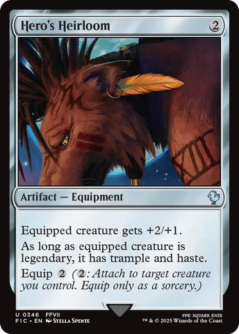 Hero's Heirloom (Surge Foil) [FINAL FANTASY Commander] - The Mythic Store | 24h Order Processing