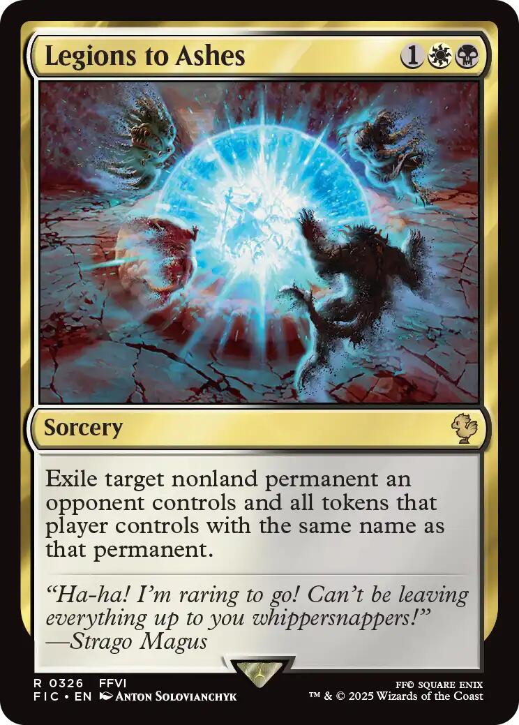 Legions to Ashes (Surge Foil) [FINAL FANTASY Commander] - The Mythic Store | 24h Order Processing