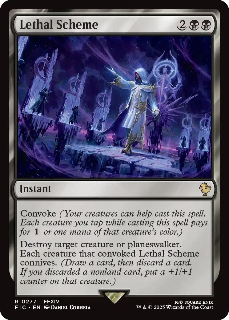 Lethal Scheme (Surge Foil) [FINAL FANTASY Commander] - The Mythic Store | 24h Order Processing