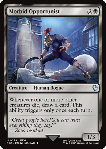 Morbid Opportunist (Surge Foil) [FINAL FANTASY Commander] - The Mythic Store | 24h Order Processing