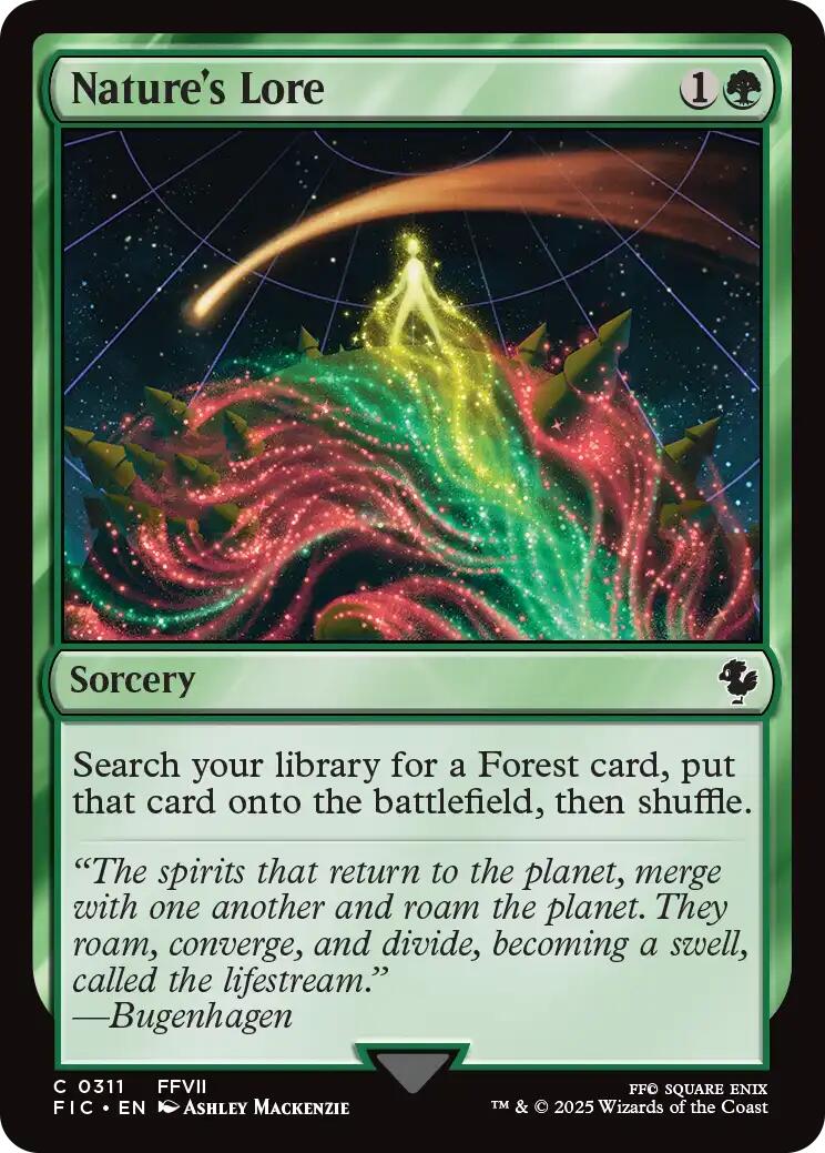 Nature's Lore (Surge Foil) [FINAL FANTASY Commander] - The Mythic Store | 24h Order Processing