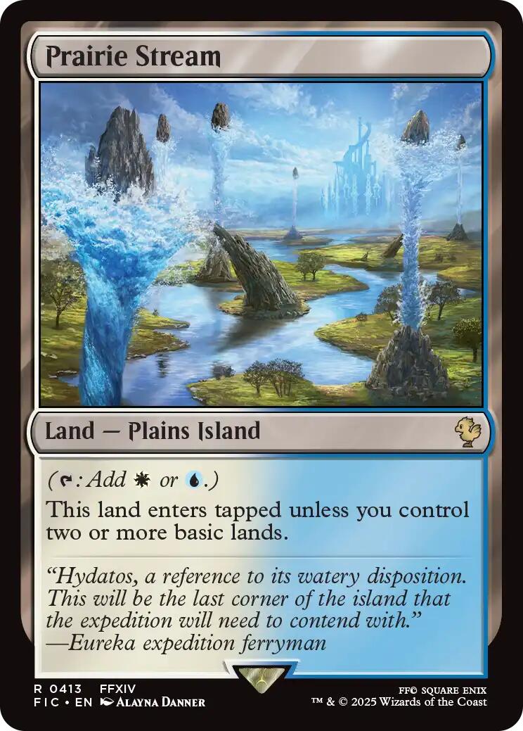 Prairie Stream (Surge Foil) [FINAL FANTASY Commander] - The Mythic Store | 24h Order Processing