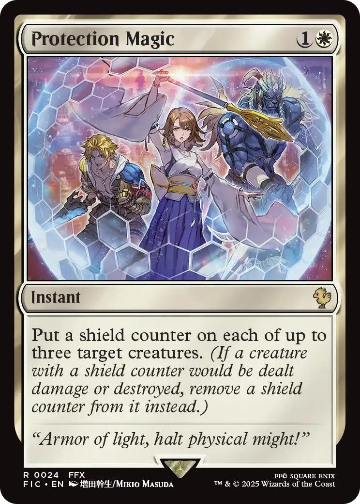 Protection Magic (Surge Foil) [FINAL FANTASY Commander] - The Mythic Store | 24h Order Processing