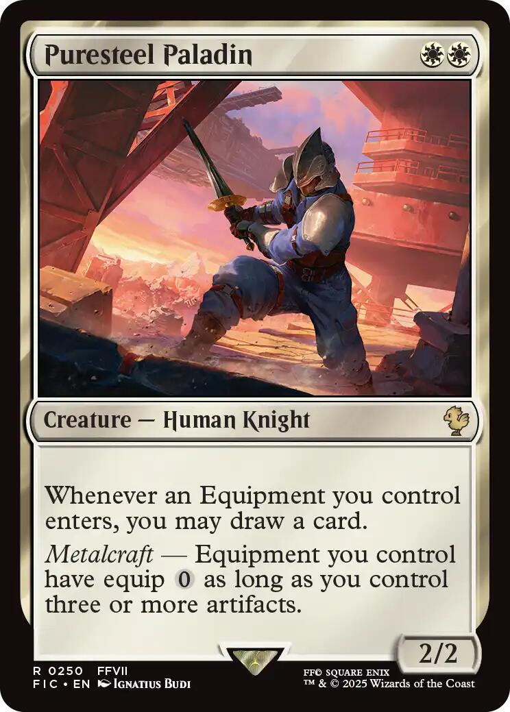 Puresteel Paladin (Surge Foil) [FINAL FANTASY Commander] - The Mythic Store | 24h Order Processing