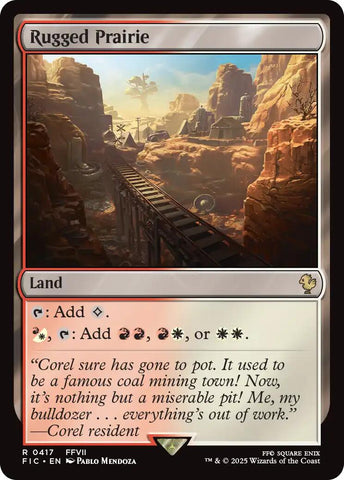 Rugged Prairie (Surge Foil) [FINAL FANTASY Commander] - The Mythic Store | 24h Order Processing