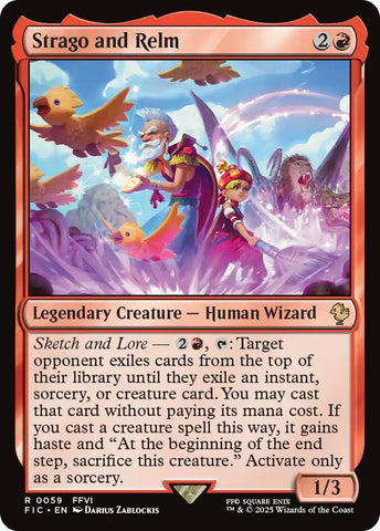 Strago and Relm (Surge Foil) [FINAL FANTASY Commander] - The Mythic Store | 24h Order Processing