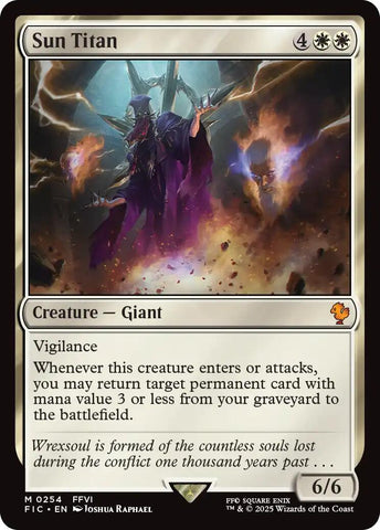 Sun Titan (Surge Foil) [FINAL FANTASY Commander] - The Mythic Store | 24h Order Processing